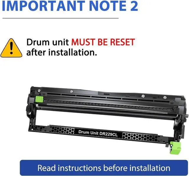 Alt view image 7 of 7 - DR229CL Drum Unit 4-Pack for Brother DR229CL DR229 DR-229CL Printer