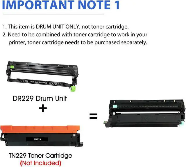 Alt view image 6 of 7 - DR229CL Drum Unit 4-Pack for Brother DR229CL DR229 DR-229CL Printer