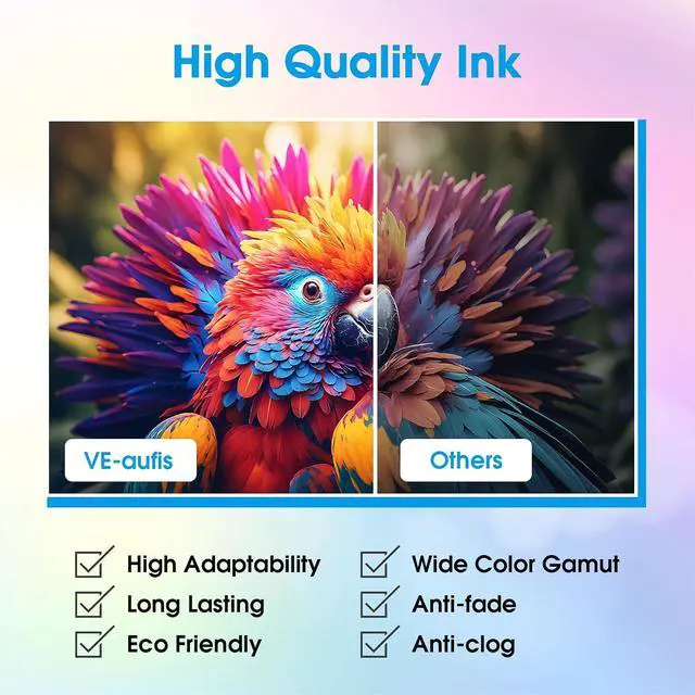 Alt view image 5 of 7 - DTF Ink 1500ml Transfer Ink for PET Film Refill Ink for printheads ET-8550, XP-15000, XP600, I3200, L1800, Direct to Film Heat Transfer Printing, 250ml x 6 (2W+BKCMY)