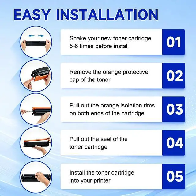 Alt view image 5 of 7 - 075 Toner Cartridge Set Compatible for Canon Color imageCLASS MF660