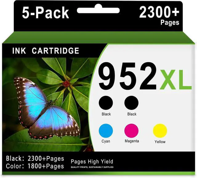 Main image of 952XL High-Yield Ink Cartridge 5-Pack Replacement for HP 952 XL