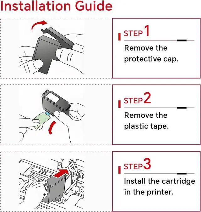Alt view image 4 of 7 - PG-295XXL CL-286XXL Combo Pack Ink Cartridges Compatible for Canon PG-295 XXL Black CL-286 XXL Color, Printer Ink for Canon 295 and 286 Ink Work with Canon TR7120, TS6520, TS4320 Inkjet (2-Pack)