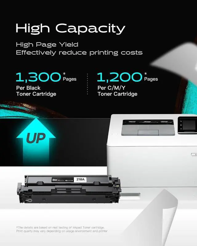 Alt view image 3 of 7 - iNKPAD 218A Toner Cartridges 4 Pack Replacement for HP 3301fdw 3301cdw