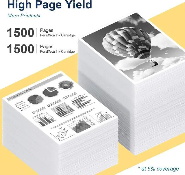 Alt view image 3 of 7 - 285XL Black Ink Cartridge Compatible for Canon 285 Black Ink Cartridges