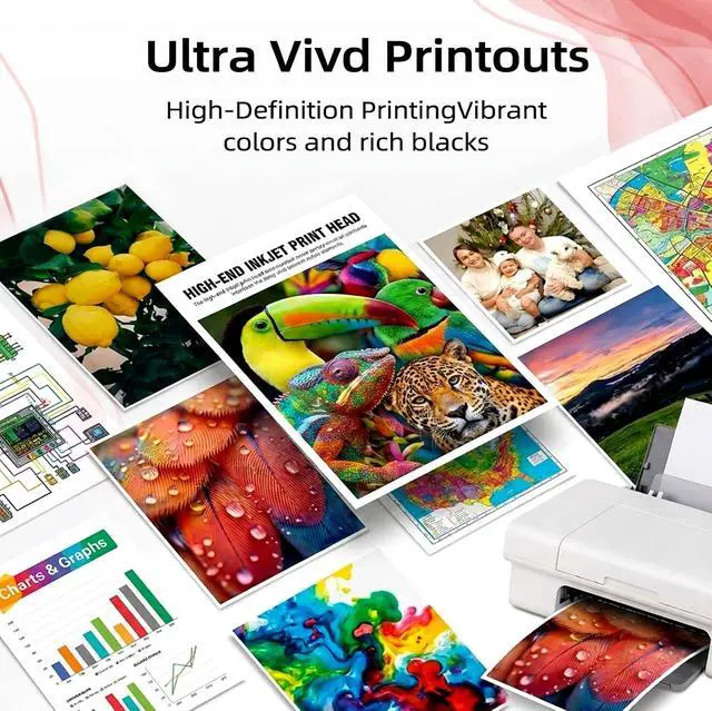 Alt view image 6 of 7 - 276XL Color Ink Cartridges (2 Pack) Replacement for Canon CL 276 XL CL276XL CL276 Work with Cannon Pixma TS3522 TR4720 TS3500 TS3520 TR4700 TS3700 TS3720 TS3722 TR4722 TR4723 TR4725 Printer