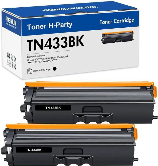 Main image of TN433BK TN433 Black Toner Cartridge TN431BK TN-433 TN 433 TN431 TN-431