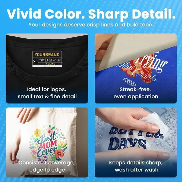 Alt view image 4 of 4 - DTF Ink Set 6 x 33.8 fl oz (1000ml) CMYKWW