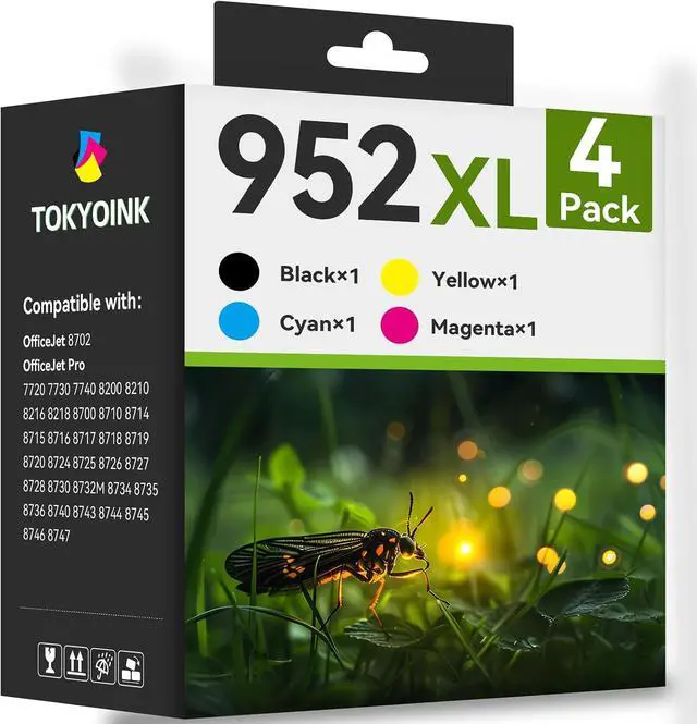 Main image of 952XL Ink Cartridges Remanufactured Replacement for HP 952XL Ink Cartridges