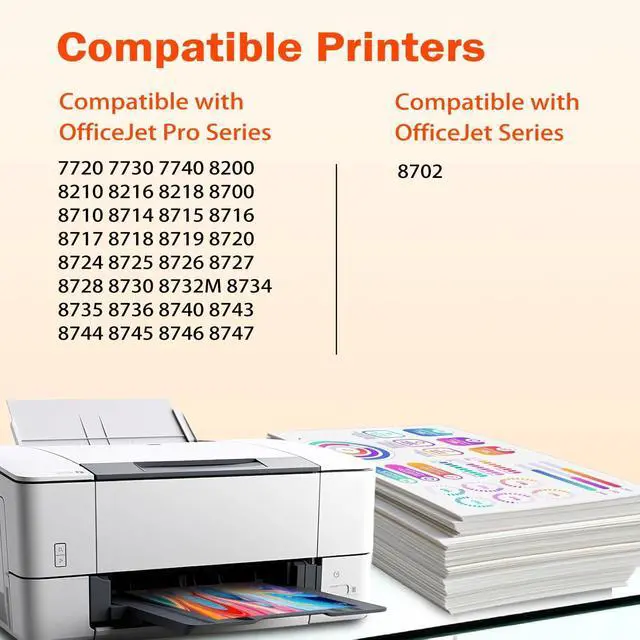 Alt view image 2 of 6 - 952XL Ink Cartridges Remanufactured Replacement for HP 952XL Ink Cartridges