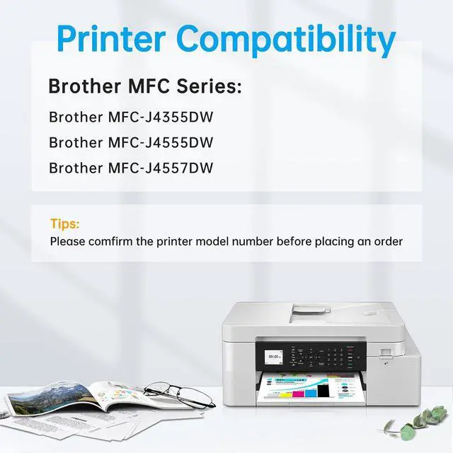 Alt view image 2 of 7 - 4-Pack LC506XL Ink Cartridges for Brother LC506 LC 506 XL BK/C/M/Y