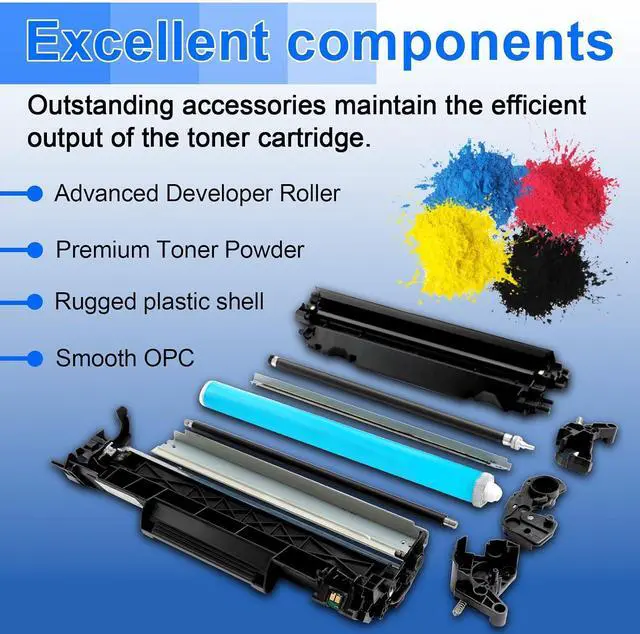 Alt view image 5 of 6 - NineLeaf TN227 TN-227BK/C/M/Y Toner Cartridges Set Replacement for Brother TN-227 TN223 TN-223 High Yield use with HL-L3270CDW MFC-L3770CDW HL-L3230CDN MFC-L3710CDW HL-L3210CW (5 Pack, 2BK/C/M/Y)