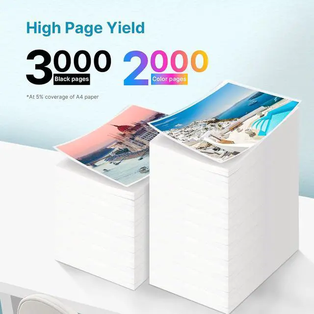 Alt view image 3 of 7 - 962XL Ink Cartridges Combo Pack Compatible for HP 962XL High Yield