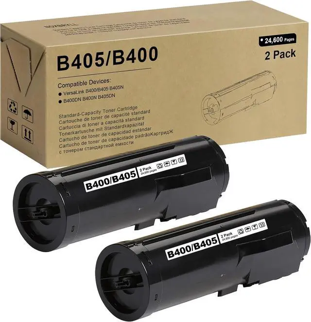 Main image of VersaLink B400/B405 Black Toner Cartridge Extra High Capacity 106R03584 Toner Cartridge Compatible for Xerox VersaLink B405 B400 B400N B400DN B405N B405DN Printer - 24,600 Pages, 2 Pack