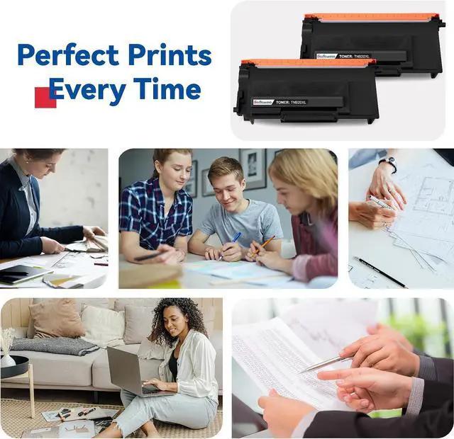 Alt view image 6 of 6 - TN920XL Toner for Brother Printer Compatible for Brother TN920 920XL 2Black