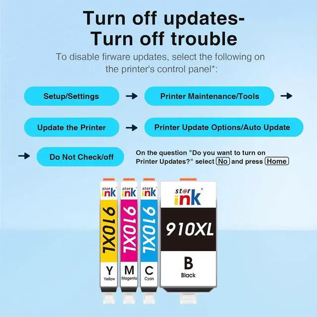 Alt view image 5 of 7 - Starink 910XL Ink Cartridges Combo Pack Replacement for HP 910XL 910 Ink
