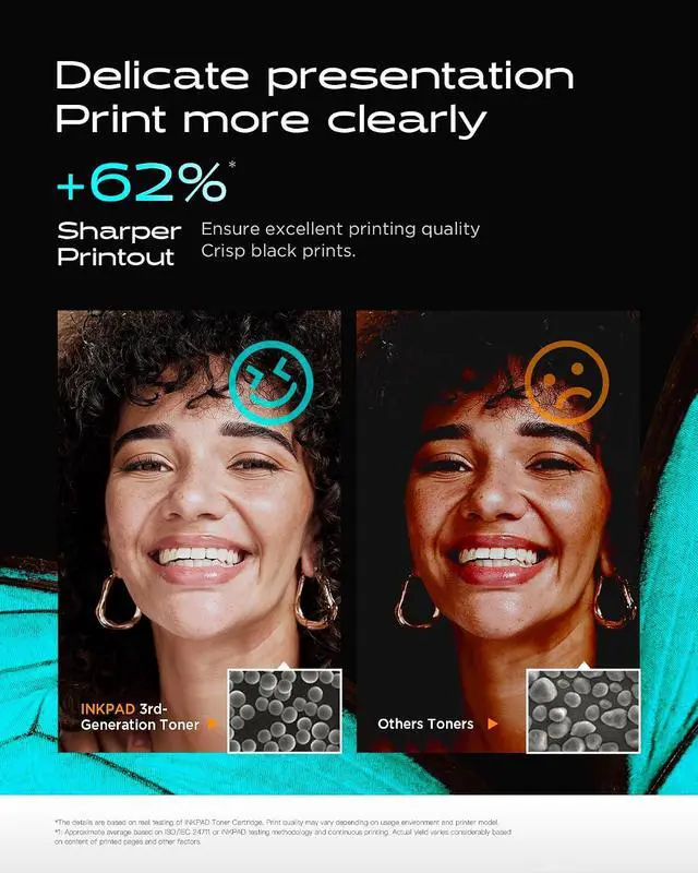 Alt view image 7 of 7 - iNKPAD TN635XL Toner Cartridge 4 Pack Replacement for Brother High Yield