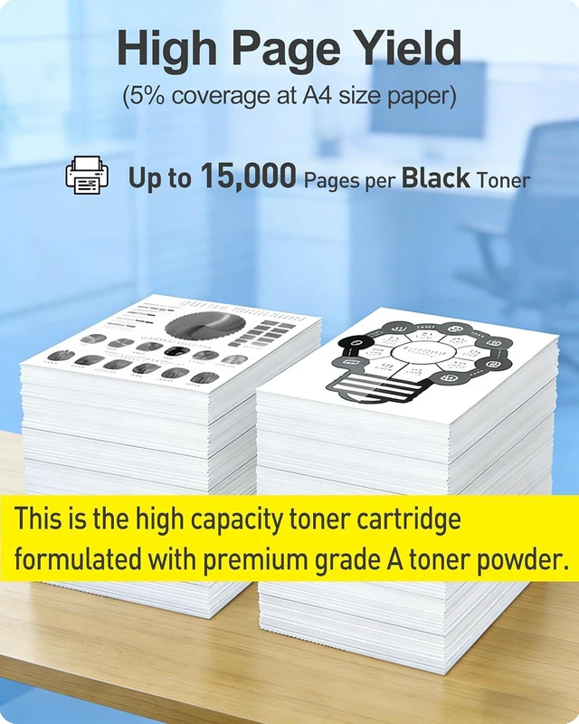 Alt view image 5 of 7 - MasaiMara 56F1H00 Black Compatible Toner Cartridge for Lexmark MS421 MS521 MS621 MS622 MX321 MX421 MX521 MX522 MX622 MS421dn MS421dw MS521dn MS621dn MS622de MX321adn MX321adw MX421ade Printers