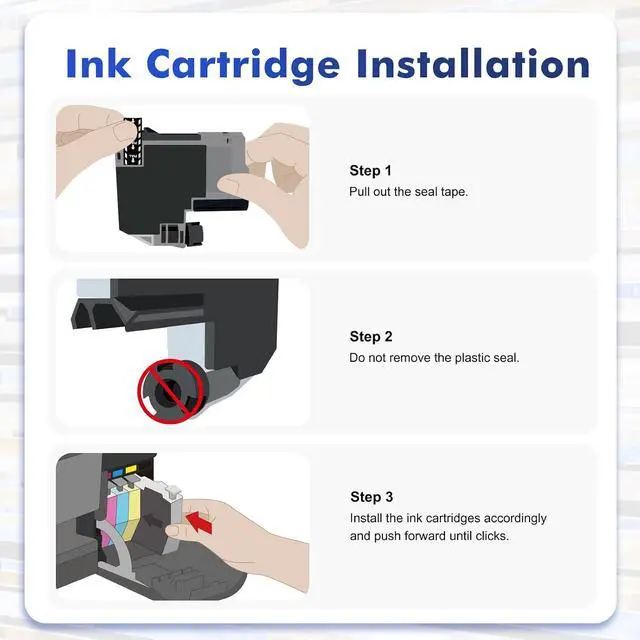 Alt view image 4 of 7 - LC501XL LC501 Ink Cartridges for Brother Printer MFC-J1260W MFC-J1360DW