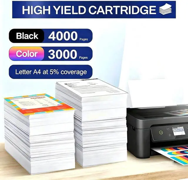 Alt view image 3 of 6 - C310 C315 Toner Cartridge 4 Pack with Chip Replacement for Xerox 006R04356 006R04357 006R04358 006R04359 C310 Toner Compatible with Xerox C310 C310DNI C315 C315DNI Printer (B/C/M/Y)