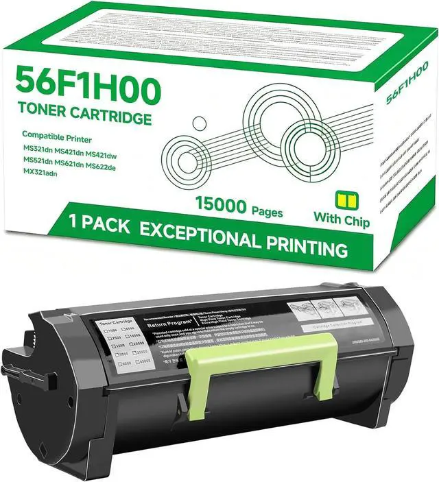 Main image of 56F1H00 High Capacity Toner Cartridge Compatible for Lexmark MS321dn MS421dn MS421dw MS521dn MS621dn MS622de Printers (1 Pack,15,000 Pages)