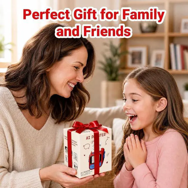 Alt view image 7 of 7 - AI Sticker Printer for Kids, Voice-to-Print Mini Thermal Printer, Inkless Portable Sticker Maker for Coloring Pages, Journals, Labels, Notes & DIY Crafts