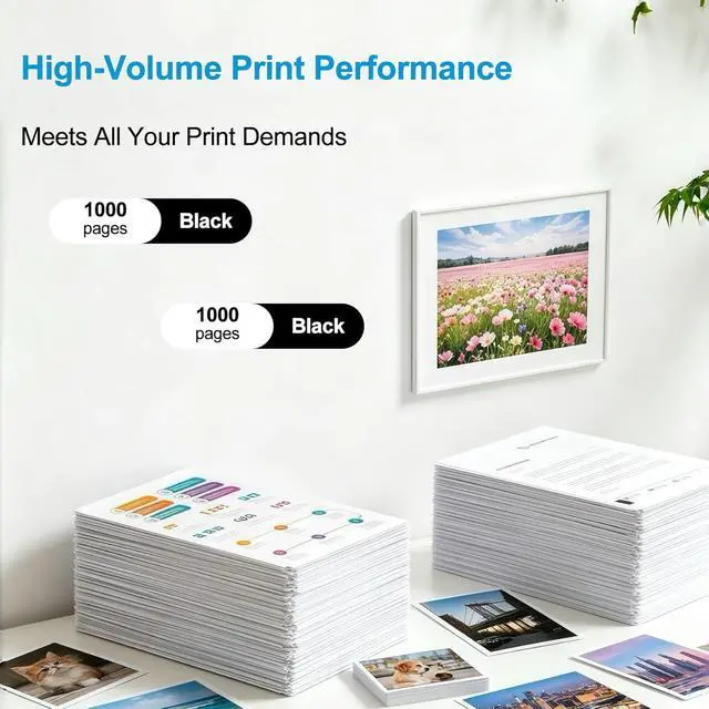Alt view image 3 of 7 - 902XL Black Ink Cartridges Replacement for HP 902 Black Ink Cartridges, Compatible with HP Printer OfficeJet Pro 6968 6978 6950 6958 6979 6962 6954 6971 6974 6975, Equipped with Upgraded Chip (2 Pack)