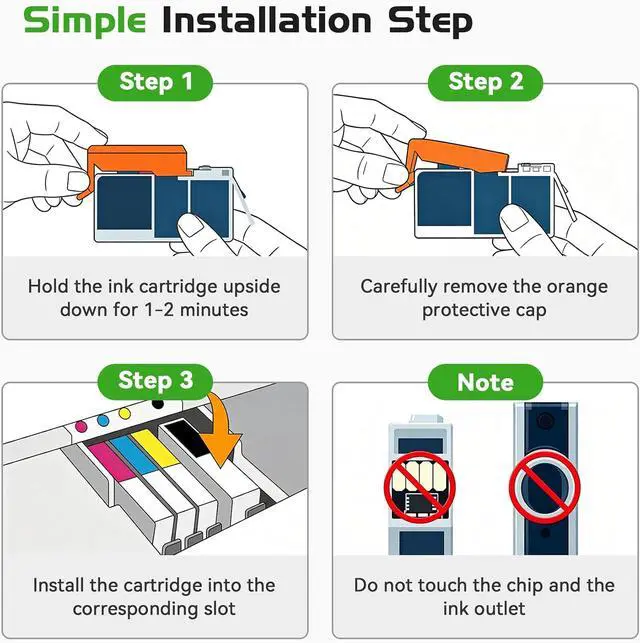 Alt view image 6 of 7 - 910XL Ink Cartridges Replacement for HP 910 910XL Ink Cartridges Combo Pack