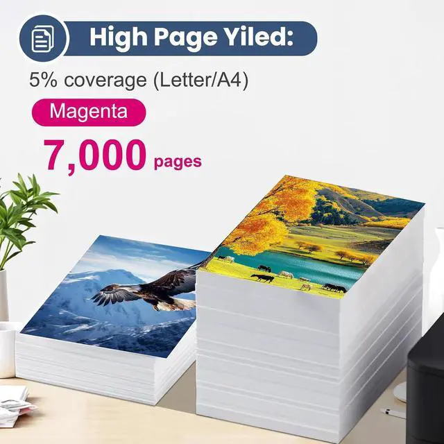 Alt view image 3 of 5 - C410 C415 Magenta Toner Cartridge 006R04687 Toner 7,000 Pages 1 Pack