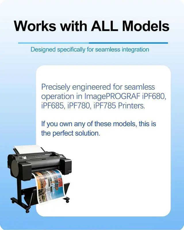Alt view image 4 of 7 - MasaiMara PFI-207 High Capacity Ink Cartridges for Canon imagePROGRAF IPF680 IPF685 IPF780 IPF785 Printers (PFI-207MBK Matte Black, PFI-207BK Black, PFI-207C Cyan, PFI-207M Magenta, PFI-207Y Yellow)