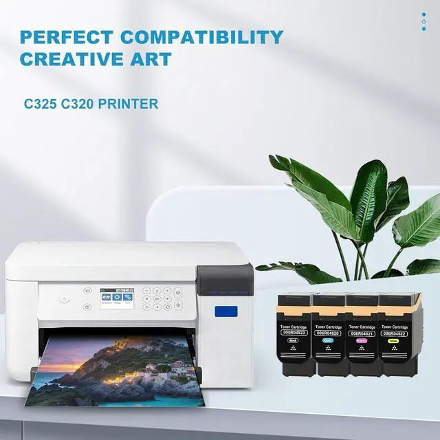 Alt view image 2 of 6 - C320 C325 Toner Cartridges Replacement for Xerox C325 C320 Printer
