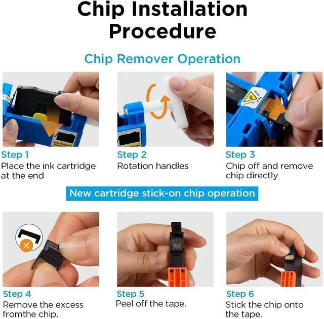Alt view image 4 of 7 - 923 Ink Cartridges 4 Pack (NO CHIP) Replacement for HP 8135e 8130e Printer