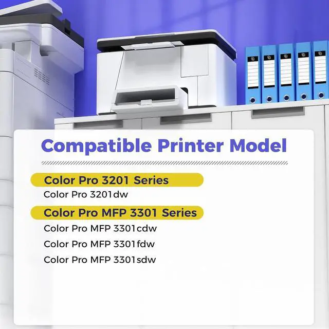 Alt view image 2 of 6 - 218X Toner Cartridges 4-Pack Compatible for HP Pro 3201 MFP 3301 Series