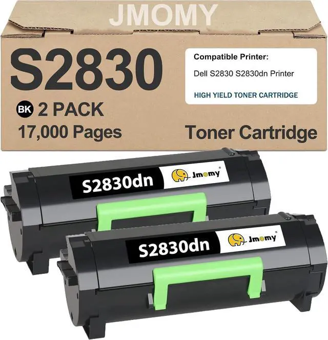 Main image of S2830 S2830dn Toner Cartridge Replacement for Dell S2830dn Toner Cartridge for Dell S2830dn S2830 Printer Series GGCTW, 593-BBYP, FR3HY, CH00D, 593-BBYP, 3RDYK, TC2RH, 593-BBYO (1,7000 Pages,2-Pack)