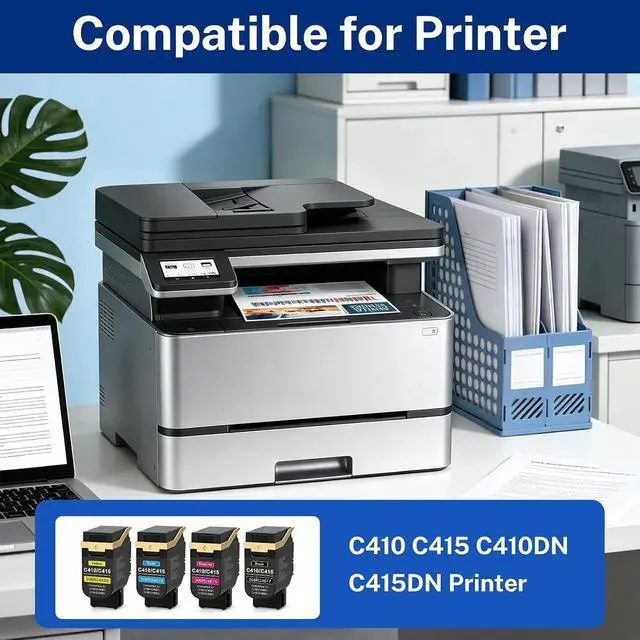 Alt view image 2 of 5 - C410 C415 Toner Cartridge Compatible for Xerox C410DN C415DN