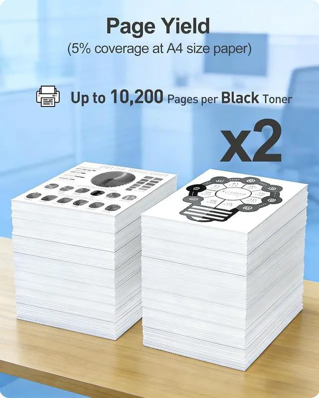 Alt view image 5 of 7 - MasaiMara 070H 070 H High Capacity Compatible Toner Cartridges for Canon MF465 MF462 MF467 MF463 MF461 MF465dw MF462dw MF467dw MF463dw MF461dw LBP247 LBP246 LBP247dw LBP246dw Printer (Black 2-Pack)