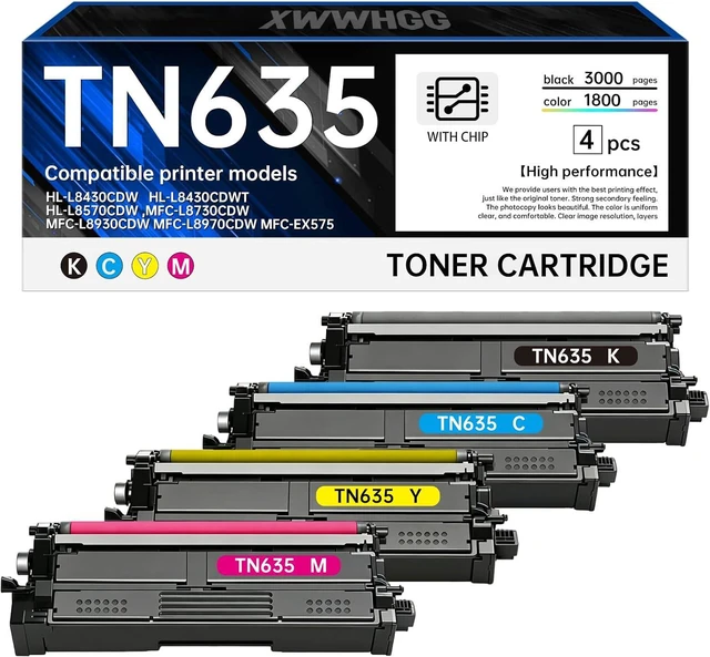 Main image of TN635 Toner Replacement for Brother MFC-L8930CDW/HL-L8430CDW Series