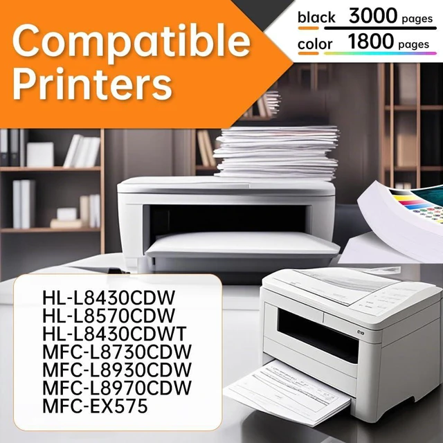 Alt view image 2 of 7 - TN635 Toner Replacement for Brother MFC-L8930CDW/HL-L8430CDW Series