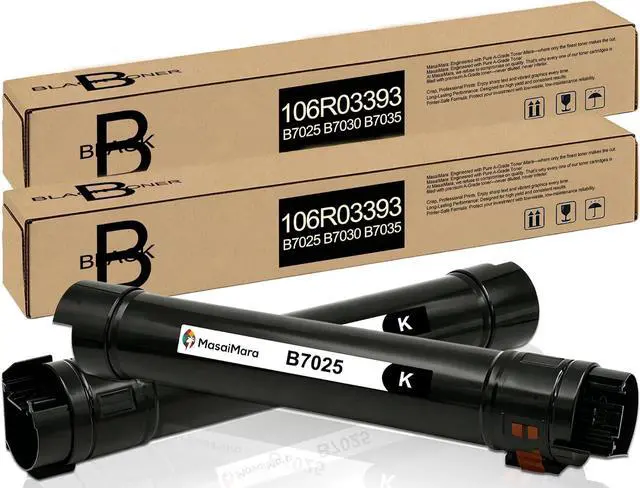 Main image of MasaiMara 106R03393 B7025 B7030 B7035 High Capacity Compatible Toner Cartridges Replacement for Xerox Versalink B7025 B7030 B7035 Printers (Black, 2-Pack)