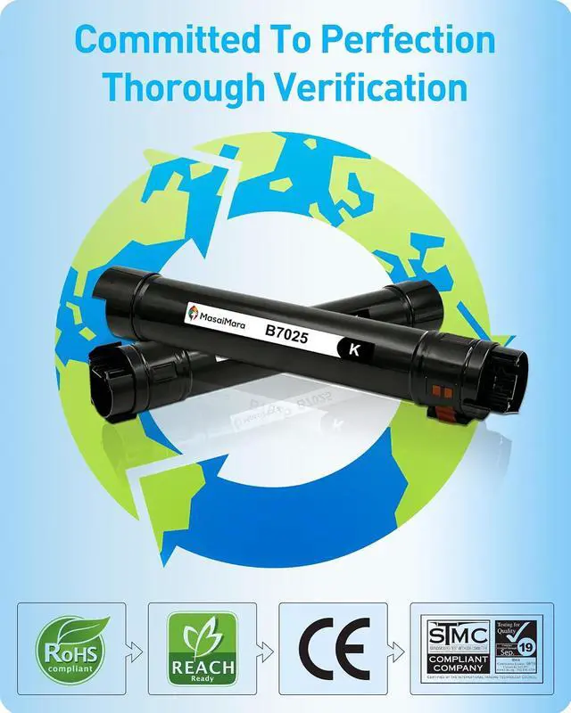 Alt view image 7 of 7 - MasaiMara 106R03393 B7025 B7030 B7035 High Capacity Compatible Toner Cartridges Replacement for Xerox Versalink B7025 B7030 B7035 Printers (Black, 2-Pack)