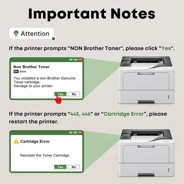 Alt view image 7 of 7 - 4 Pack TN920XL High Yield Toner Cartridge Replacement for Brother TN920 TN920XL 920 to Compatible with HL-L5210DN L5210DW L5210DWT HL-L5215DW HL-L6210DW L6210DWT HL-L6310DW MFC-L6810DW MFC-L5915DW