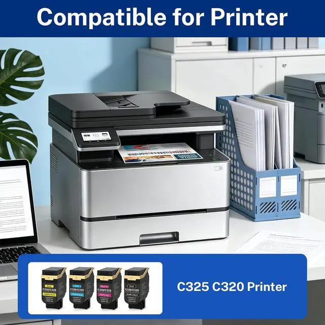 Alt view image 2 of 5 - C320 C325 Toner Cartridge Compatible for Xerox C320DNI C325DNI