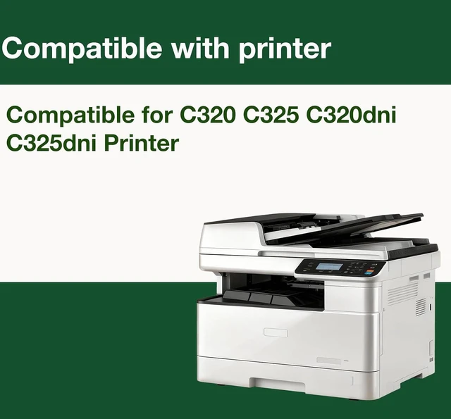 Alt view image 2 of 5 - C320 C325 Toner Cartridges High Capacity Replacement for Xerox C325X 006R04820 006R04821 006R04822 006R04823 Toner Cartridge for Xerox C320 C325 C320dni C325dni Printers 4 Pack