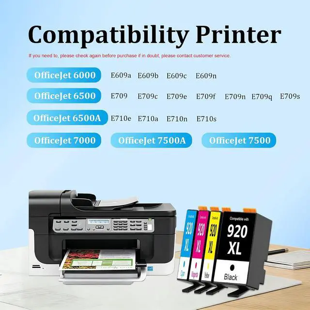 Alt view image 2 of 7 - 920XL Ink Cartridge (4-Pack, Black Cyan Magenta Yellow)