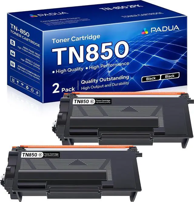 Main image of TN850 High Yield Black Toner Cartridge Replacement for Brother TN850 TN-850 HL-L6200DW MFC-L5850DW MFC-L5900DW HL-L5100DN Printer Toner (2 Pack)