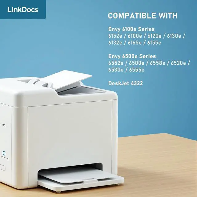Alt view image 2 of 5 - LinkDocs 68 Color Ink Cartridges Remanufactured Replacement for HP 68 Ink 68 XL 68e Compatible with HP Envy 6100e 6500e Series Printers 6152e 6165e 6558e 6552e (1 Tri-Color)
