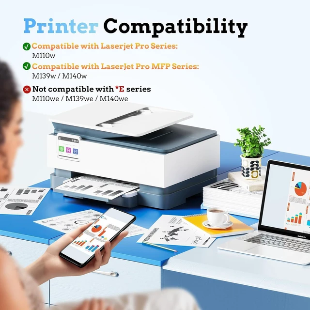 Alt view image 2 of 7 - LxTek 141A W1410A Toner Cartridge Compatible Replacement with CHIP, 2 Black