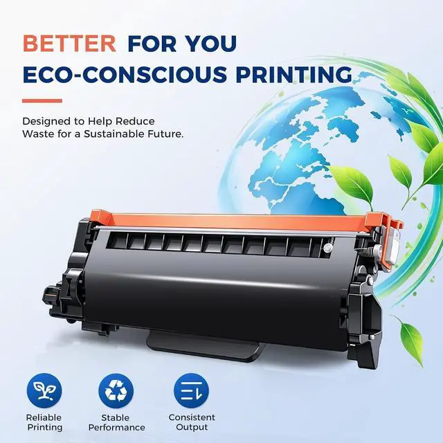 Alt view image 7 of 7 - TN830XL TN830 Toner for Brother Printer HL-L2460DW DCP-L2640DW MFC-L2820DW