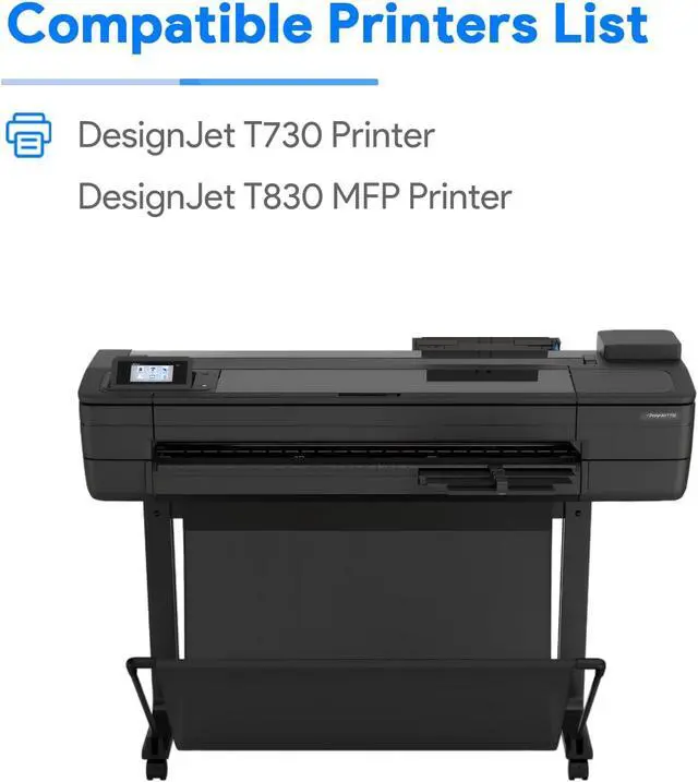 Alt view image 2 of 7 - 728 Ink Cartridge Magenta (F9J66A) 130ml Compatible with HP DesignJet T830 MFP & T730 Large Format Plotter Printers