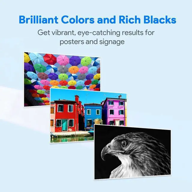 Alt view image 4 of 7 - PFI-120 Pigment Ink Cartridge 130ml 5Pack Replacement for Canon PFI-120 Compatible with Canon ImagePrograf TM-300 TM-305 TM-200 TM-205 Printers (Matte Black, Black, Cyan, Magenta, Yellow)