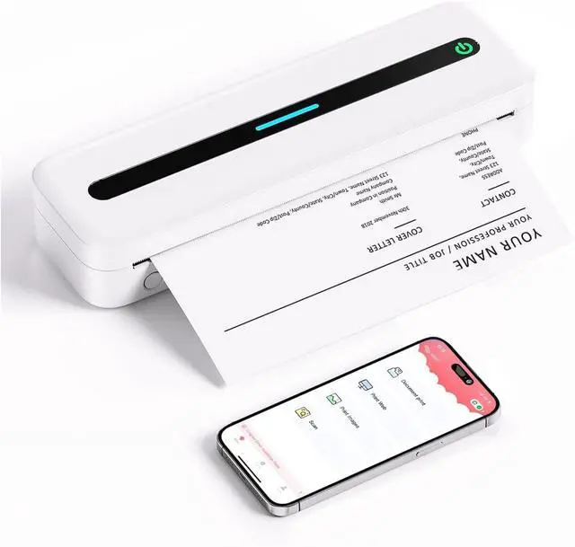Main image of Portable Thermal Printer for Travel, Wireless Thermal Printers